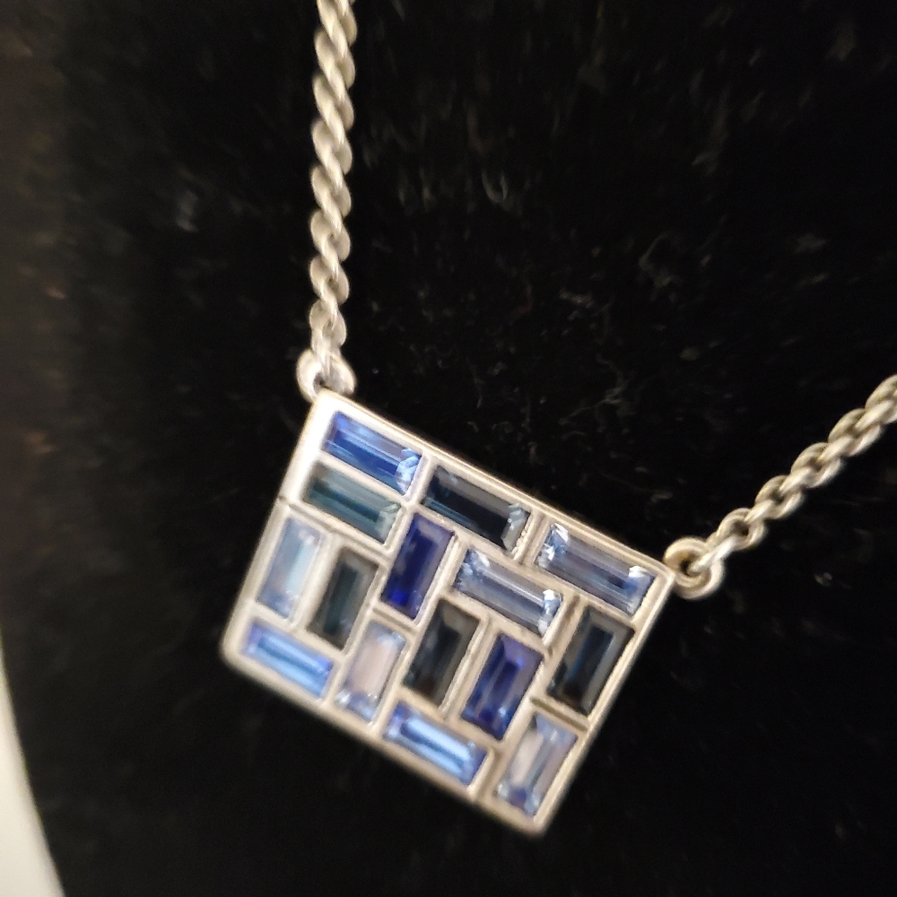 Touchstone Crystal By Swarovski necklace and earrings  retired